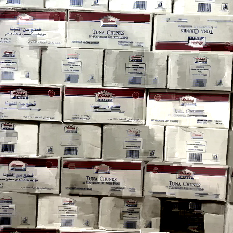 Company warehouse — Baity tuna cartons